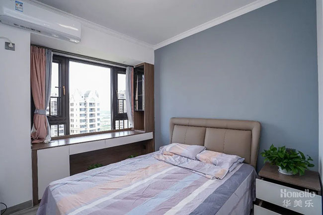 180㎡新中式四居室，在繁華都市中打造的閑情淡雅的樂居